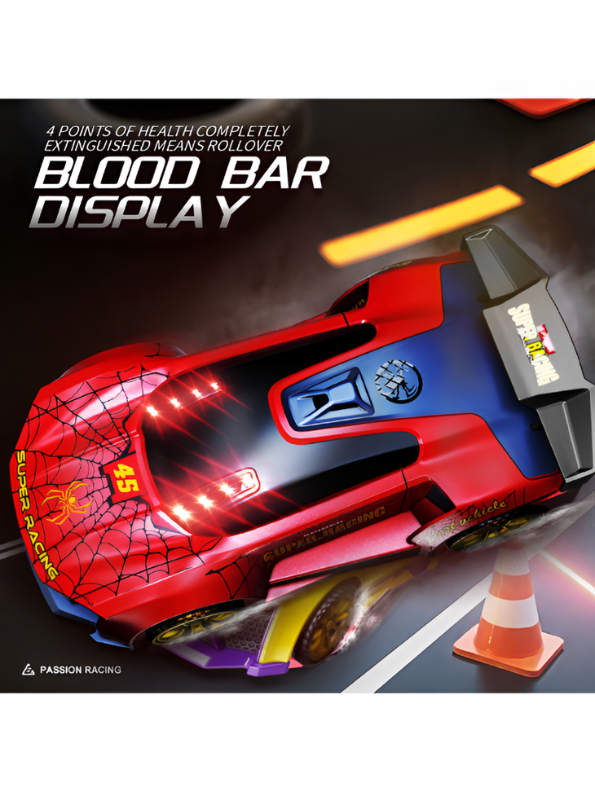 2.4G Dual Control RC Sports Car Set – Superhero Spider Racing Car TV7155