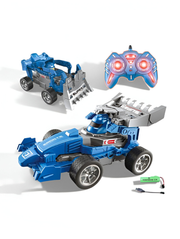 2.4GHz Remote Control Drift Stunt Car – 4WD RC Racing Car with 360° Rotation, LED Lights & Wireless Controller Black NX15833.