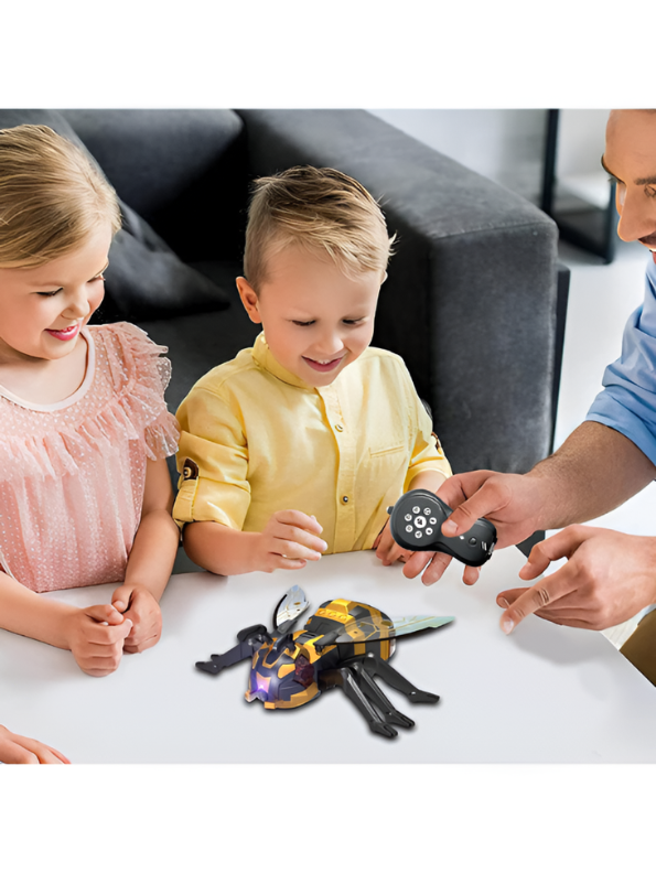 Interactive 2.4GHz Remote Control Mechanical Spray Bee with LED Lights & Music TV275