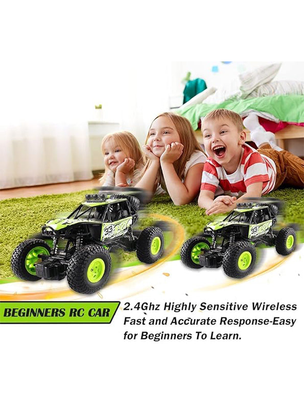 High Speed Remote Control Car - Green (L-144)