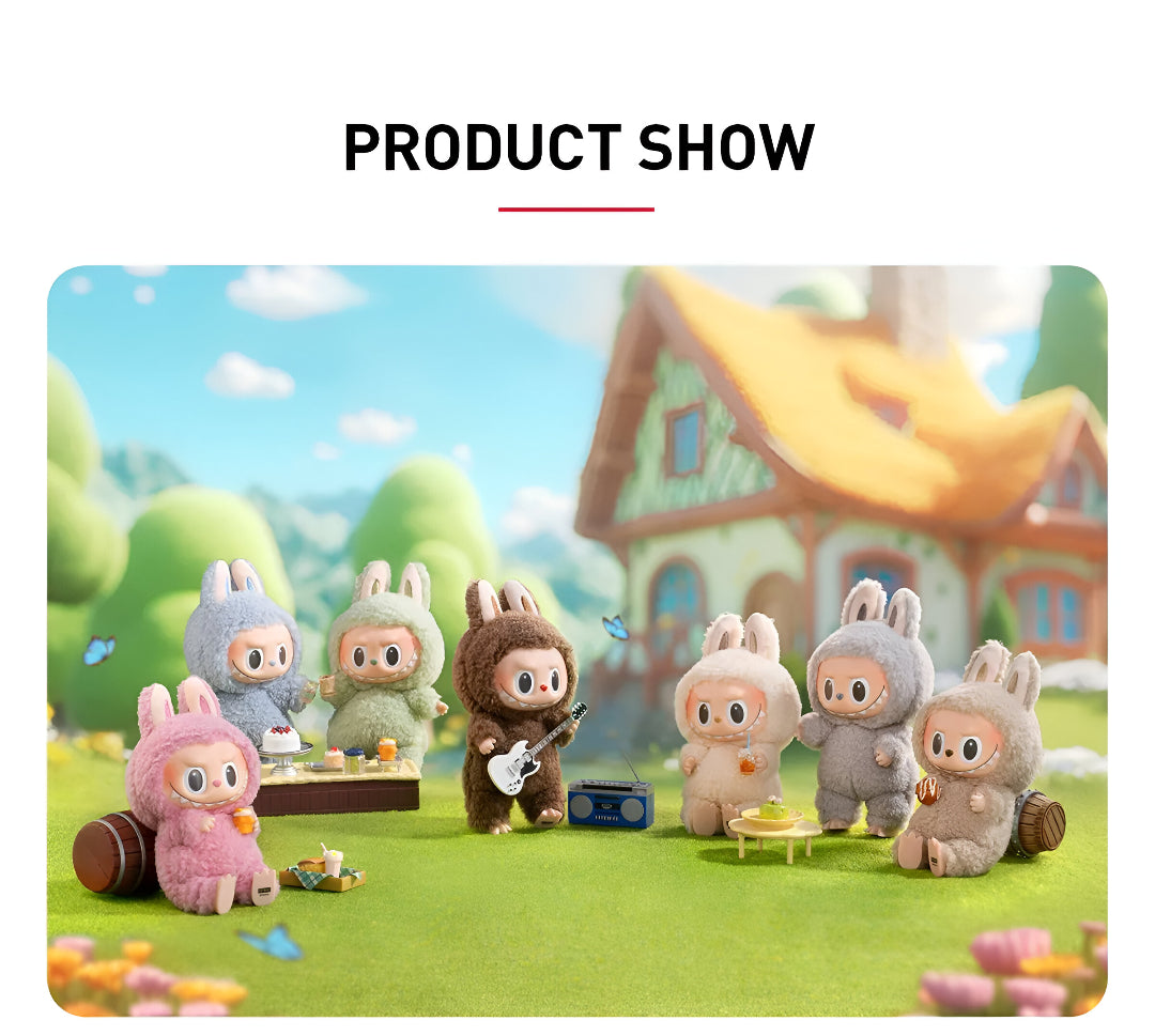Blind Box - Sea Salt Coconut - Official Authentic Barcoded Pop Mart Labubu Plush Keychain – Limited-Edition Fuzzy Bunny‑Eared Monster - THE MONSTERS - Exciting Macaron Collection