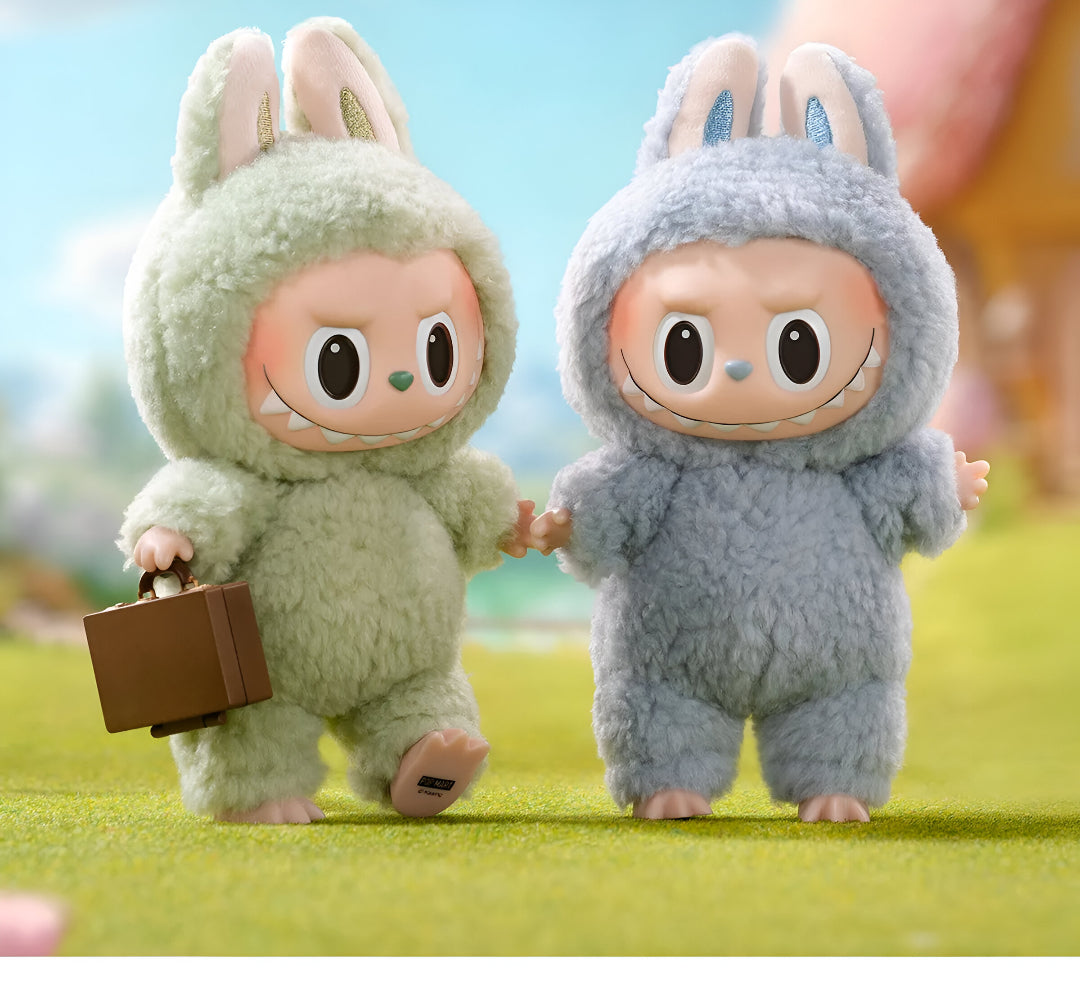Blind Box - Sea Salt Coconut - Official Authentic Barcoded Pop Mart Labubu Plush Keychain – Limited-Edition Fuzzy Bunny‑Eared Monster - THE MONSTERS - Exciting Macaron Collection