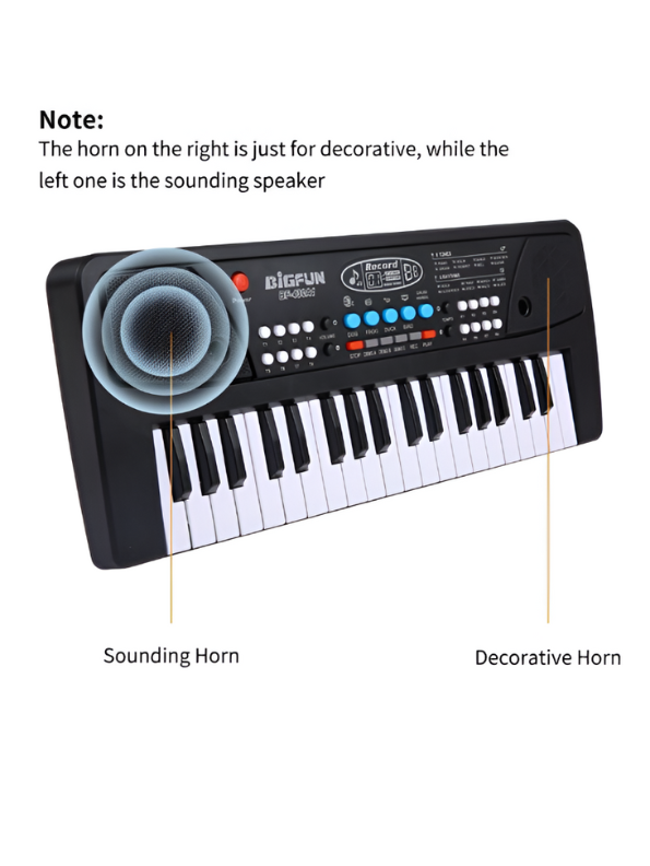 27-Key Electronic Piano for Kids | Mini Keyboard Toy for Toddlers | Educational Music Instrument LMI14911.