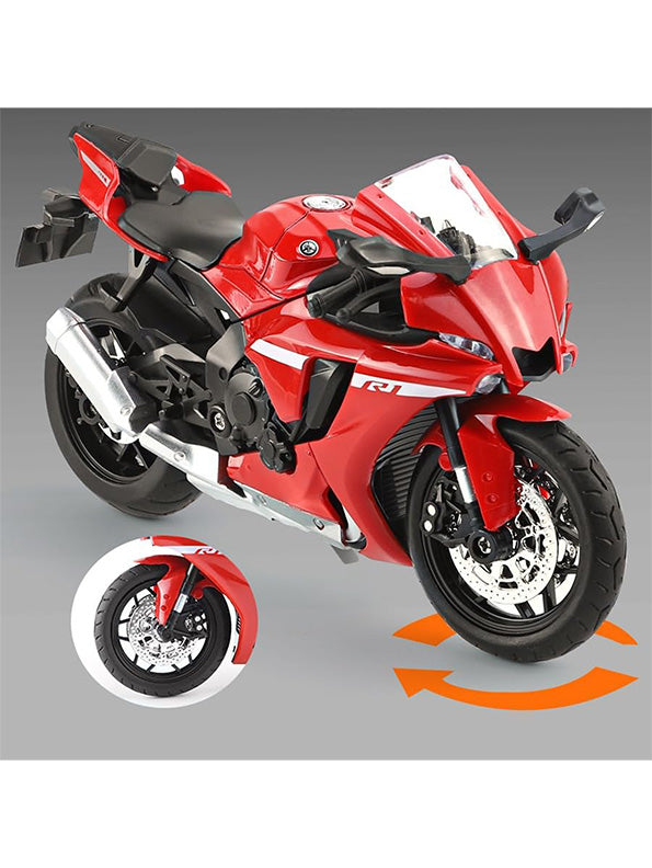 Yamaha YZF-R1 Model Metal Diecast Bike - Red (TV-AG-24)