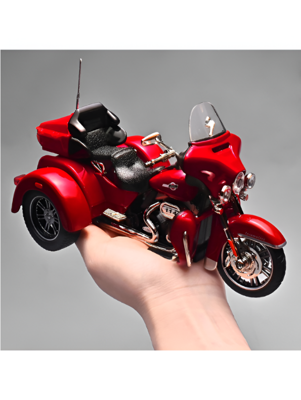 3-Wheel Cruise Trike Motorcycle Diecast Bike MD7.