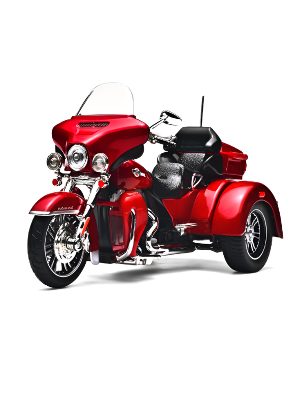 3-Wheel Cruise Trike Motorcycle Diecast Bike MD7.