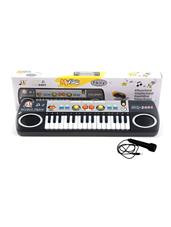 31-Key Multifunctional Piano Keyboard Toy for Kids with Microphone – Battery Operated Educational Musical Instrument LMI10114.