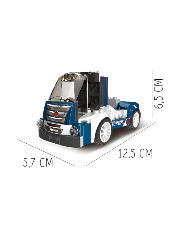 31016 Multificence 10-in-1 Heavy Truck Building Blocks Set MD356.