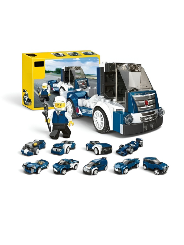31016 Multificence 10-in-1 Heavy Truck Building Blocks Set MD356.