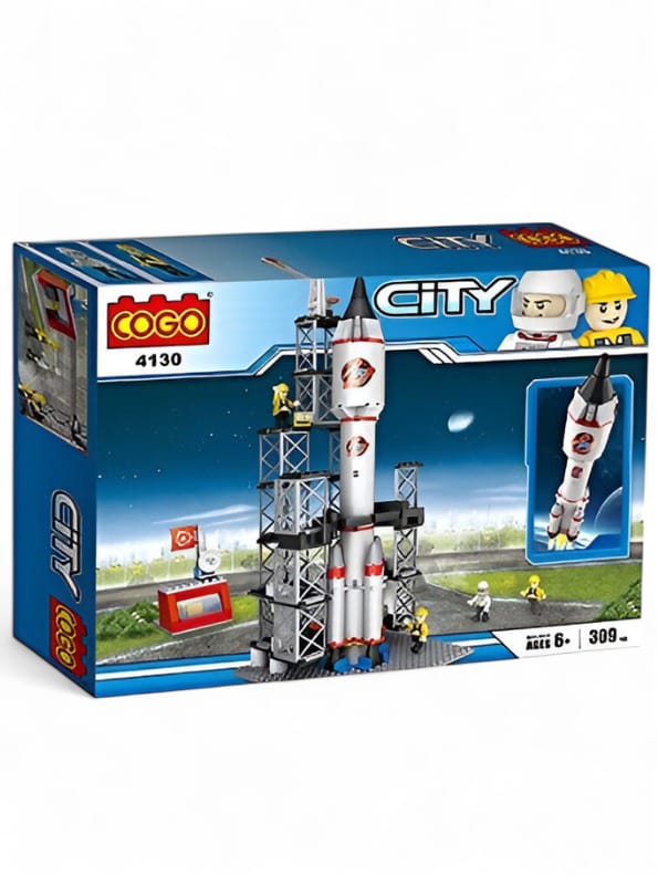 309 Pcs Rocket Building Set Toy for Kids (TV-N-24) - STEM Educational Space Exploration Playset