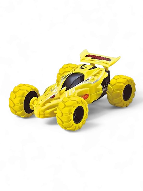 360 Rotating Stunts Fiction Race Car - Yellow (L-J-76))