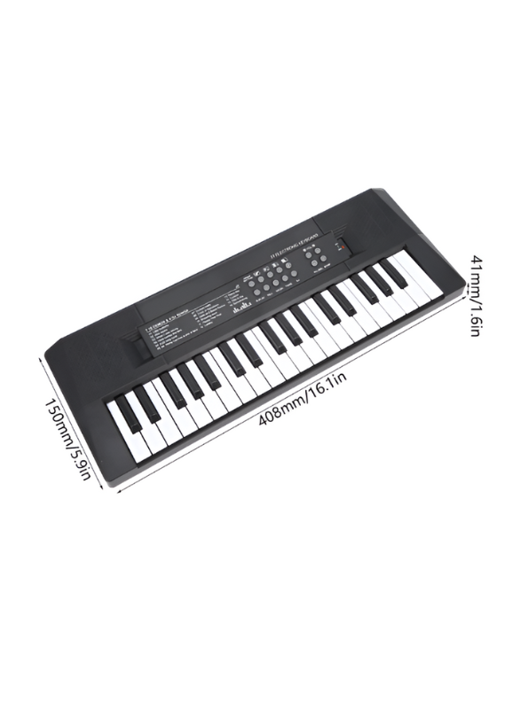 37-Key Electronic Keyboard  – Portable Digital Piano with Microphone & Speakers LMI10088.