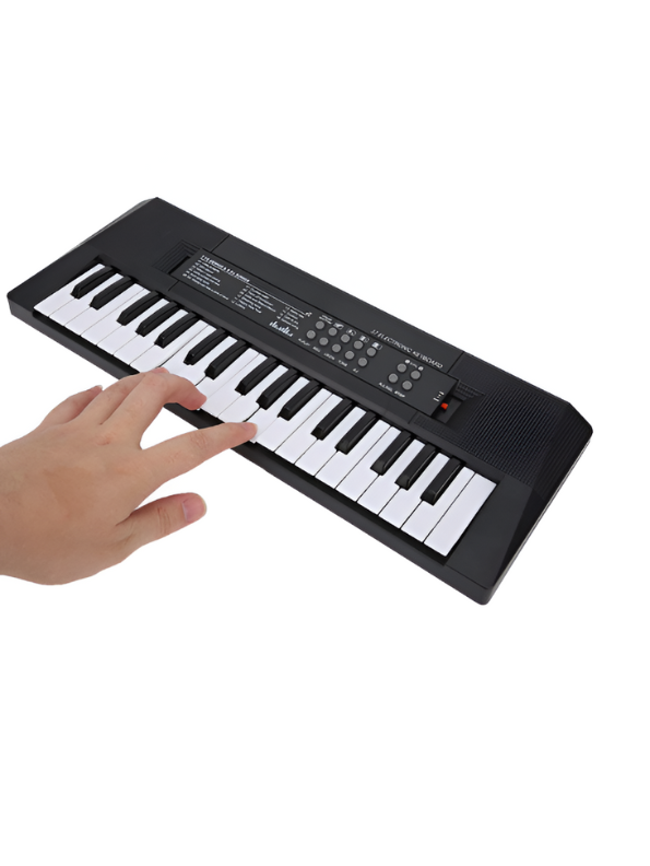 37-Key Electronic Keyboard  – Portable Digital Piano with Microphone & Speakers LMI10088.