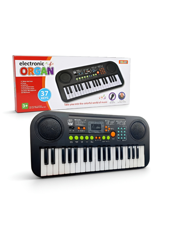 37-Key Kids Electronic Keyboard Piano with Record & Playback | Portable Musical Educational Toy Keyboard for Toddlers & Children (Ages 3+) MD176