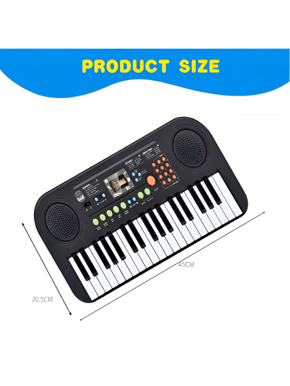 37-Key Kids Electronic Keyboard Piano with Record & Playback | Portable Musical Educational Toy Keyboard for Toddlers & Children (Ages 3+) MD176