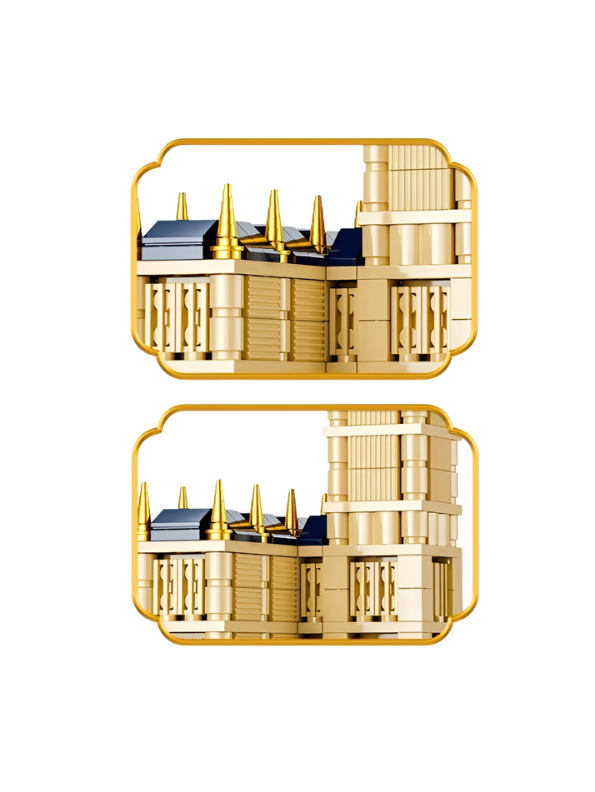 3D Big Ben Architecture Building Blocks Set – London Clock Tower Model Kit TV7008.