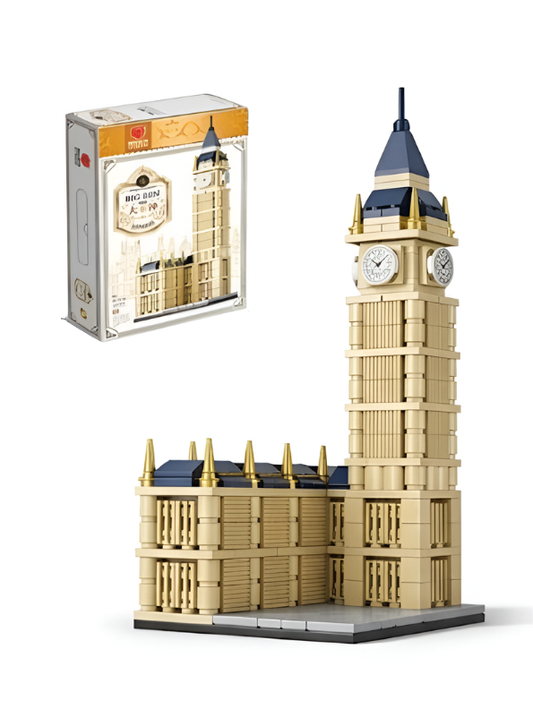 3D Big Ben Architecture Building Blocks Set – London Clock Tower Model Kit TV7008.