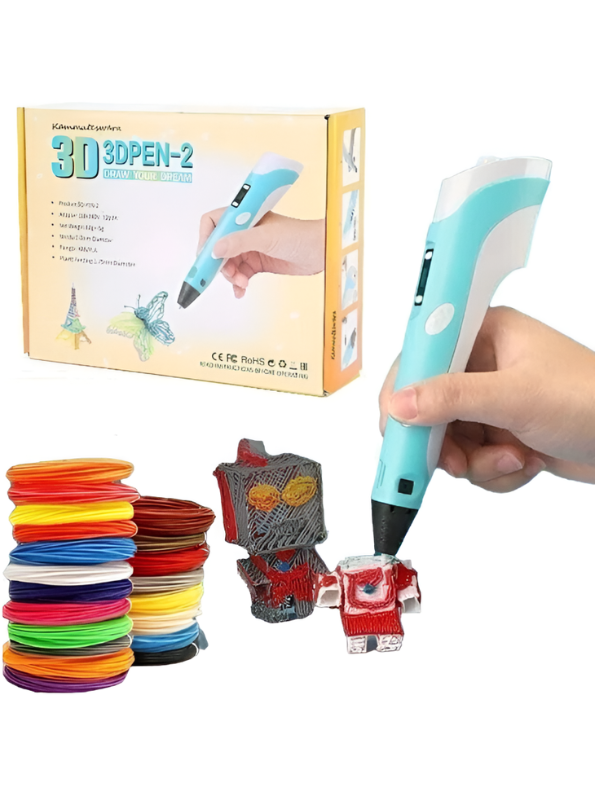 3D PEN-2 Intelligent 3D Printing Pen for Arts, Crafts & 3D Modeling TV7106