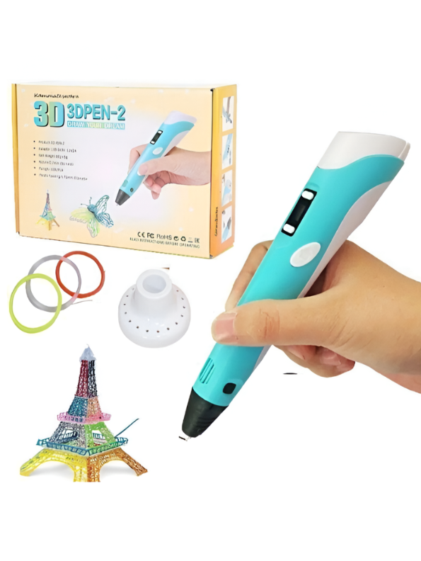 3D PEN-2 Intelligent 3D Printing Pen for Arts, Crafts & 3D Modeling TV7106