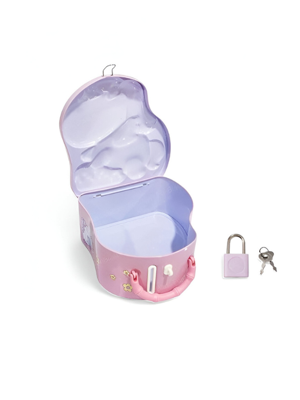 3D Unicorn Piggy Bank – Metal Money Box with Lock & Key, Secure Savings Bank NOVGBT-8212.