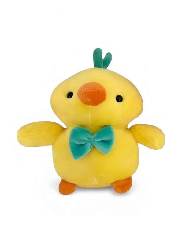 Green - Cute Duck Soft Toy with Bow – Plush & Huggable Gift for Kids 7 inch - MS14601.