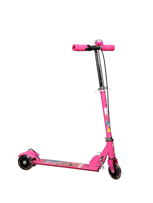 3 Wheel Skating Scooter With Hand Brake And Bell For Kids (L-2)