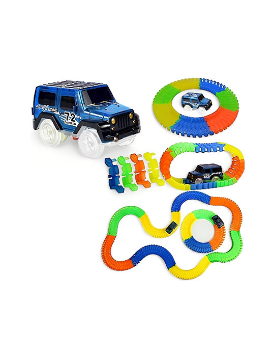 Track Racer Car Set Toy For Kids 80 Pics (L-108) - Toyloft