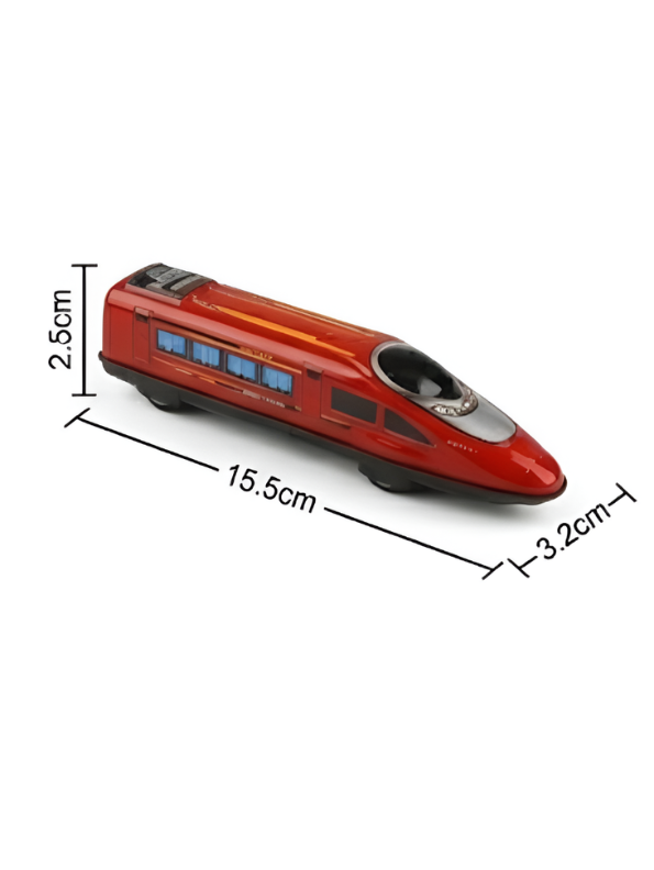 4-Pack Alloy Metal High-Speed Bullet Train Toy Set LMI16706.