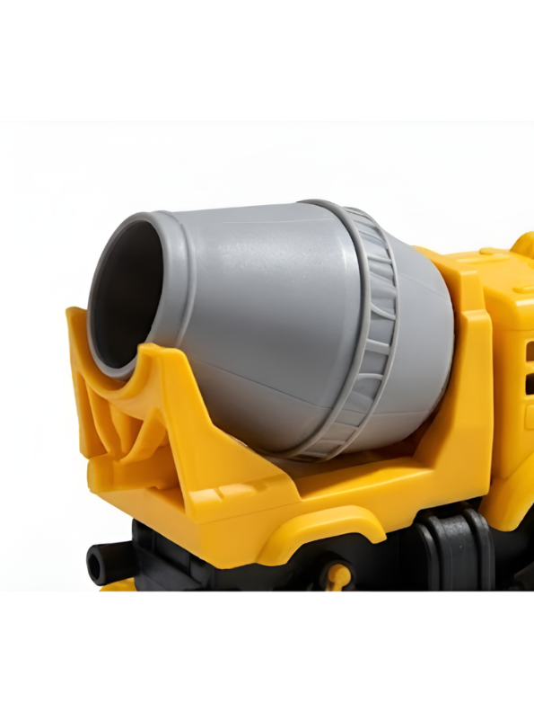 4-Pack Friction Powered Construction Toy Trucks Set LMI13870.