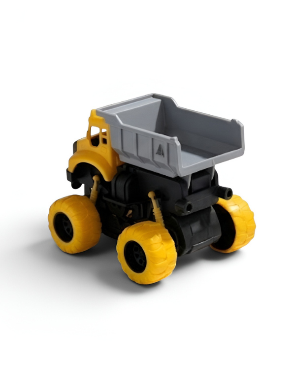 4-Pack Friction Powered Construction Toy Trucks Set LMI13870.