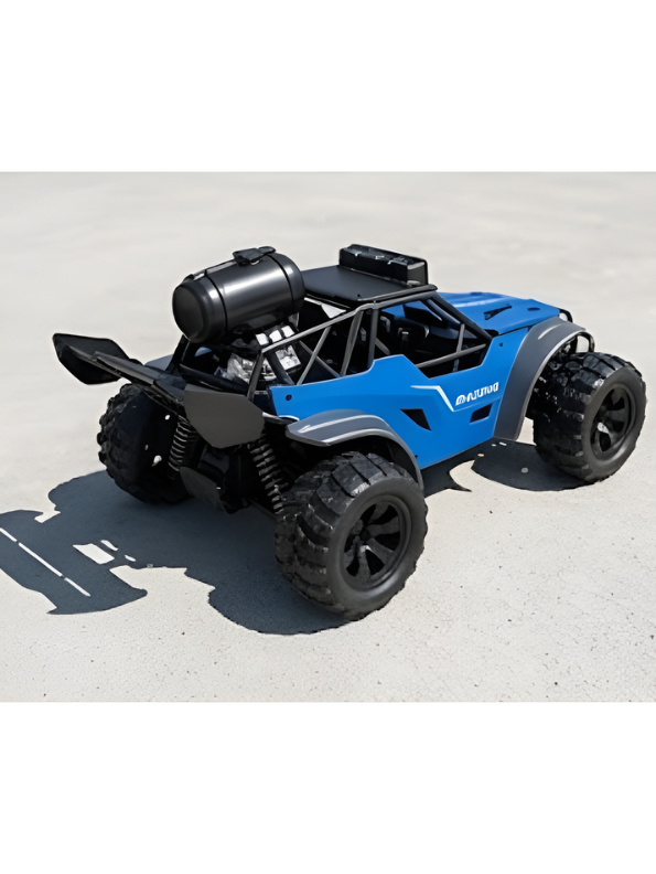 4-Wheel Drive High-Speed RC Desert Buggy Toy Car with LED Headlights & Pistol Grip Remote Controller LMI16727