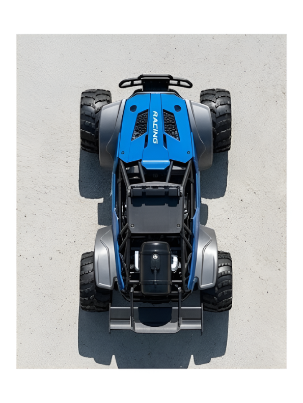 4-Wheel Drive High-Speed RC Desert Buggy Toy Car with LED Headlights & Pistol Grip Remote Controller LMI16727
