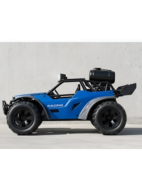 4-Wheel Drive High-Speed RC Desert Buggy Toy Car with LED Headlights & Pistol Grip Remote Controller LMI16727