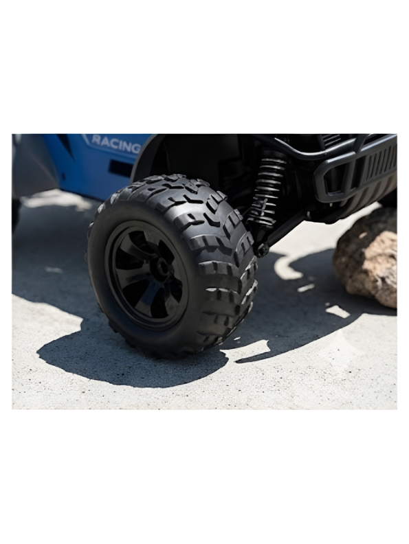 4-Wheel Drive High-Speed RC Desert Buggy Toy Car with LED Headlights & Pistol Grip Remote Controller LMI16727
