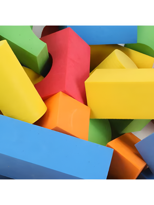 40-Piece Colorful Wooden Building Blocks Set TV7048.
