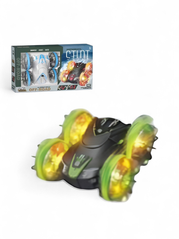 4WD Amphibious RC Stunt Car Green TV2839.