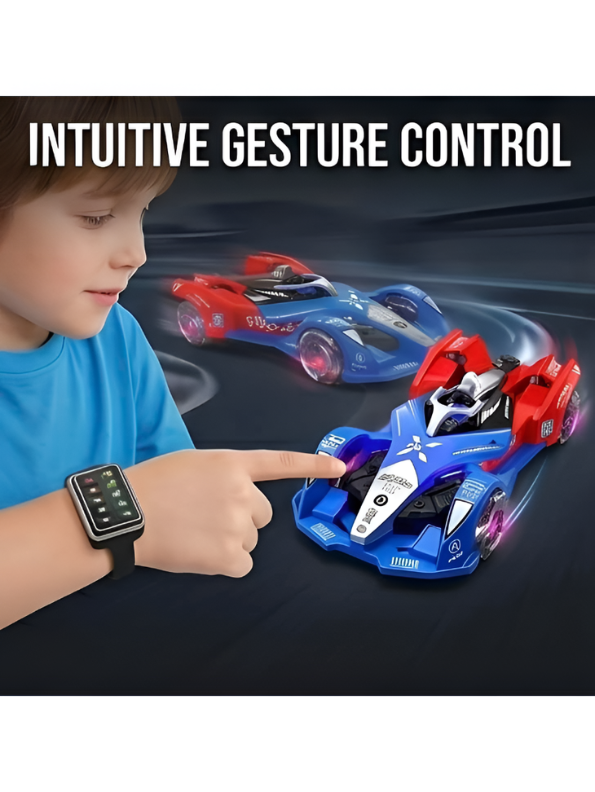 4WD Gesture Control RC Drift Car with Light-Up Spray Mist & Music TV6657