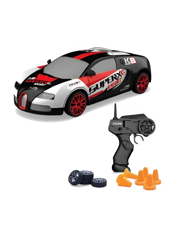 4WD RC Drift Car 1:24 – High-Speed Remote Control Car with Drift & Rubber Tires MD3453.