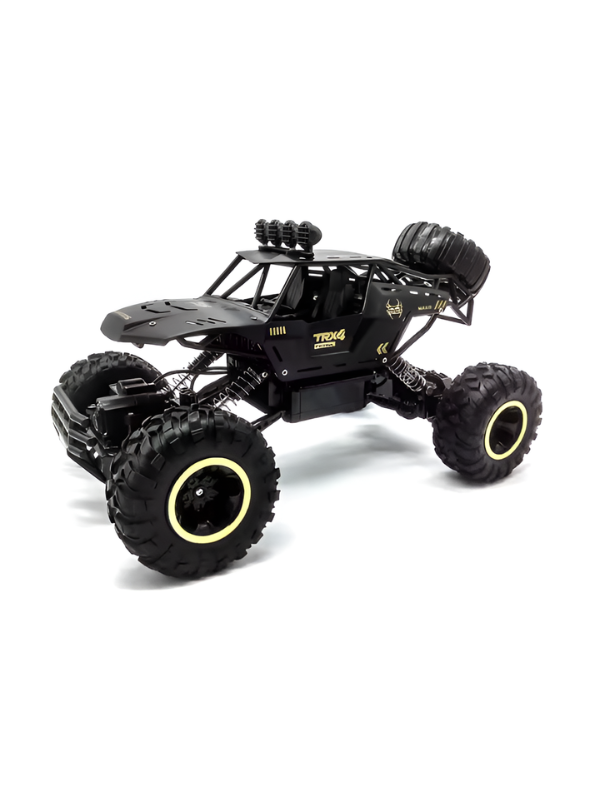 4WD RC Rock Crawler Monster Truck – Alloy Shell, 2.4GHz Off-Road Car Black TV2221.