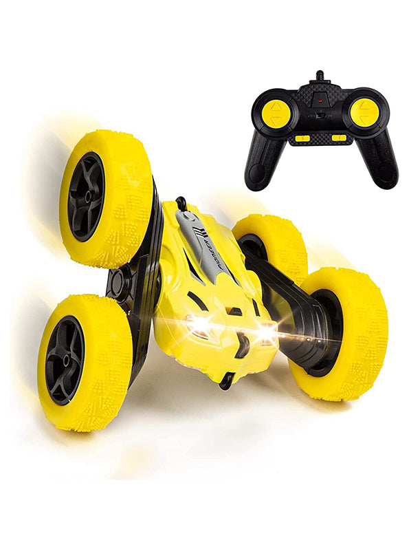 360 Degree Drift Stunt Remote Control Car Racing Car Toy for Kids - Yellow (L-88) | Exciting Stunts