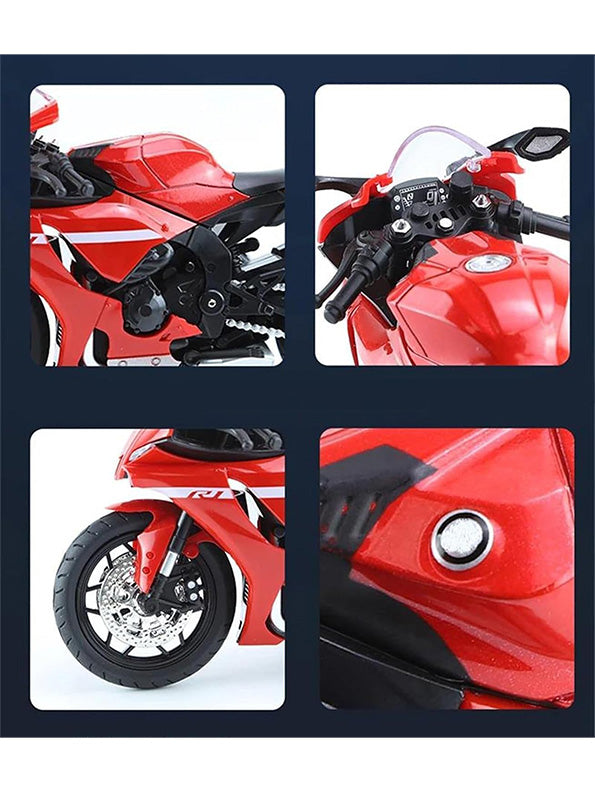 Yamaha YZF-R1 Model Metal Diecast Bike - Red (TV-AG-24)