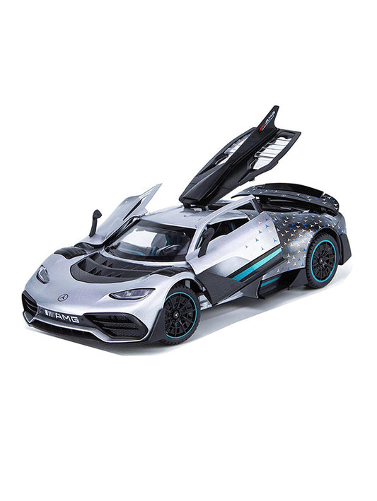 Mercedes-AMG One Model Metal Diecast Car Scale 1:24 - Grey (TV-S-24)