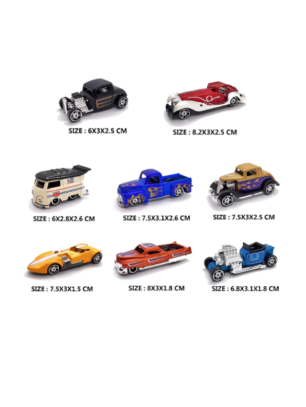 6-Pack Alloy Classic Car Model Set TV5278.
