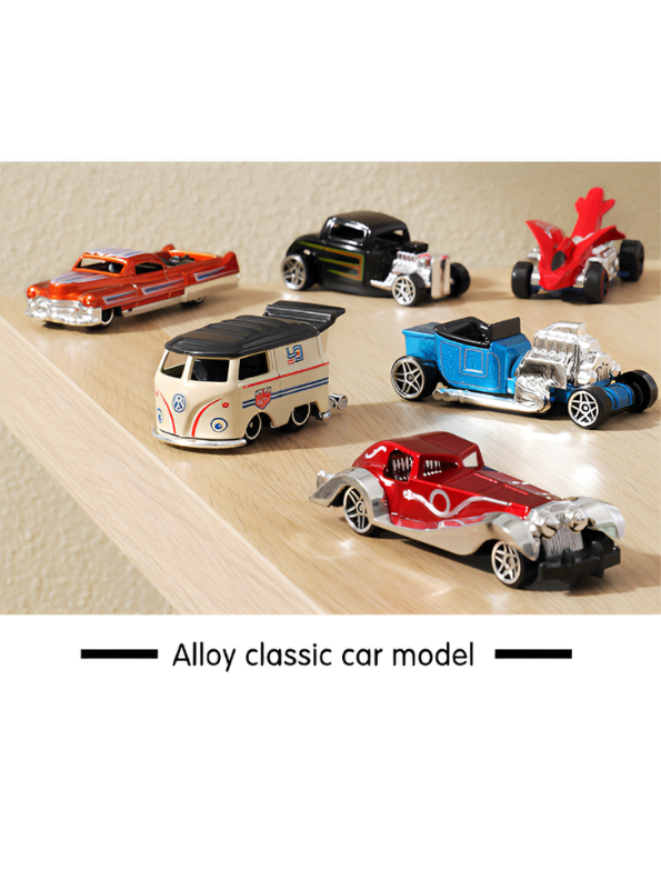 6-Pack Alloy Classic Car Model Set TV5278.