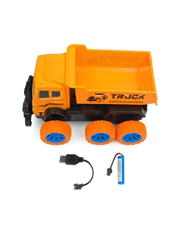 6-Wheel RC Dump Truck Toy – 2.4GHz Remote Control Construction Vehicle TV4530.