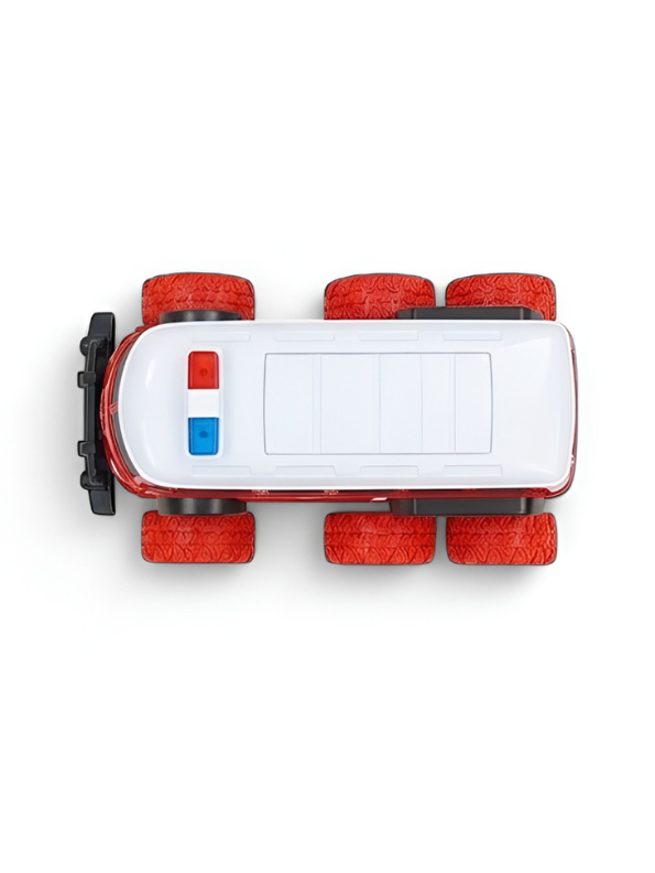 6-Wheel RC Police Monster Bus – High-Speed Off-Road Remote Control 911 Emergency Response Vehicle TV4527.