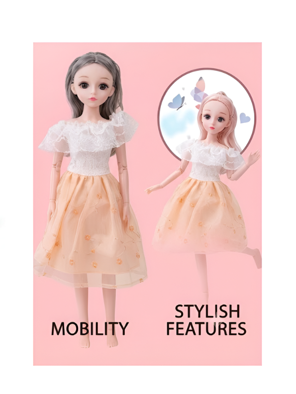 60 cm Musical Princess Fashion Doll with Music & Sound – Gift Toy for Kids Ages 3+ LMI15367