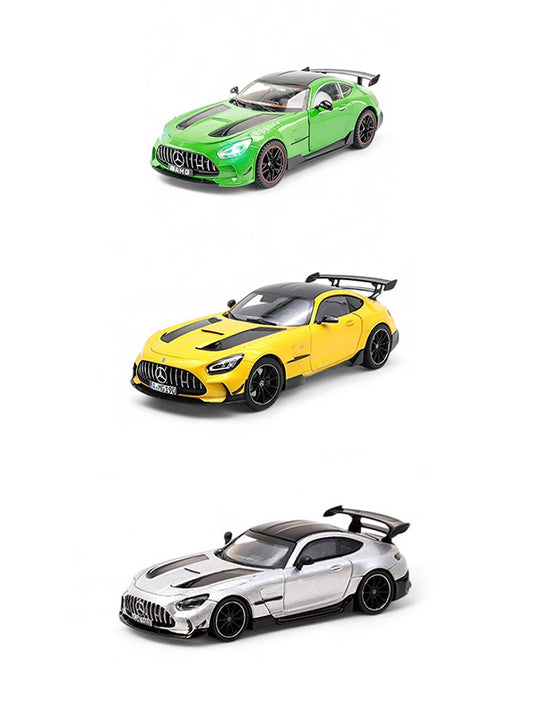 Mercedes Benz-GT GTR Metal Model Diecast Car Scale  1:22 - Pack Of 3 (MS-S-24)