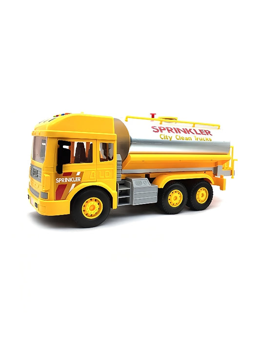 6x6 Wheeler Water Tanker Truck Toy - Yellow (MS-M-27) - Toyloft