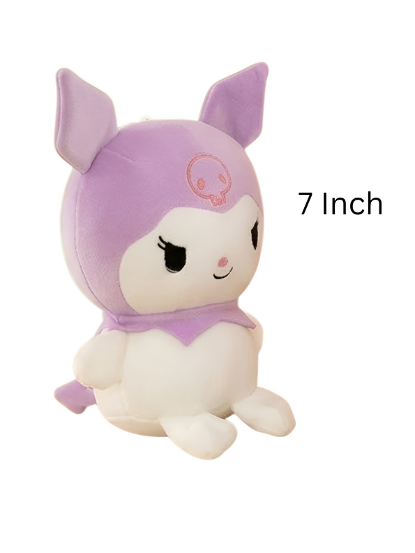 7-Inch Kuromi Plush Toy – Cute Sanrio-Style Stuffed Doll ST11601.